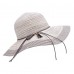   Floppy Sun Hat Summer Wide Brim Beach Cap Foldable Cotton Straw Hat  eb-57788537